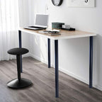 QLLY 32 inch Adjustable Metal Desk Legs, Heavy Duty Furniture Table Legs - Image 6