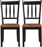 Giantex Wood Dining Chairs Set of 4, Armless Kitchen Chairs w/Solid Rubber Wood - Image 9