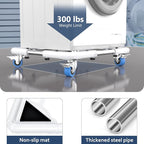 SPACECARE Mini Fridge Stand Mobile Roller, Adjustable Furniture Dolly - Image 4