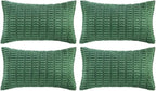 Fancy Homi 4 Packs Decorative Throw Pillow Covers by Fancy+Homi
