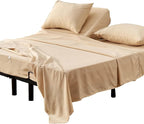 Kingnex 28-30 Split Top King Sheets Set by Kingnex