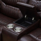 Leather Power Recliner Sofa Set - Image 6