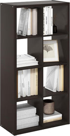 Furinno CUBICLE Book Shelf, 8-Cube Bookshelf, Extra Thick Frame Horizontally & by Furinno-FitsYourSpaceFitsYourBudget
