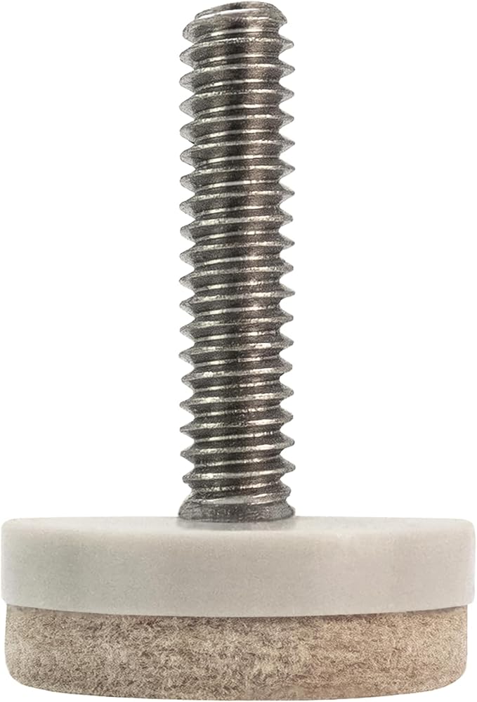 Shepherd Hardware 4 Pack 1" Threaded Felt Furniture Glides - Image 2