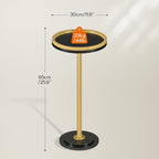 HOOBRO Small Round Side Table, Drink Table, Coffee Martini Table - Image 3