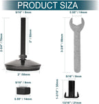M8 Leveling Feet with 4-Pronged Nut, Adjustable Leg Levelers Heavy Duty - Image 4