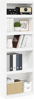 Furinno JAYA Book Shelf, 5-Tier Bookshelf, Enhanced Home Bookcase by Furinno-FitsYourSpaceFitsYourBudget