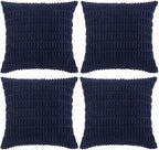 Fancy Homi 4 Packs Decorative Throw Pillow Covers by Fancy+Homi