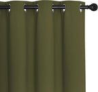 NICETOWN Olive Green Blackout Curtains - Image 7
