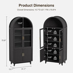 FiveWillowise Arched Cabinet - Image 2