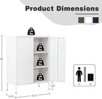 Bevivog Metal Locker Cabinet - Image 3