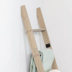 Blanket Ladder for Living Room and Bedroom, 5ft 8 inch, 6-Tier Wall Leaning - Image 4