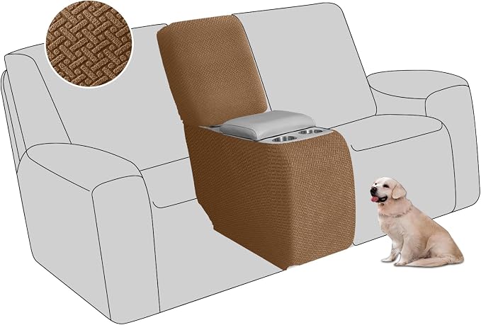 ALIECOM Recliner Sectional Couch Covers L Shape Stretch Corner Reclining by ALIECOM