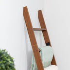 Blanket Ladder for Living Room and Bedroom, 5ft 8 inch, 6-Tier Wall Leaning - Image 4