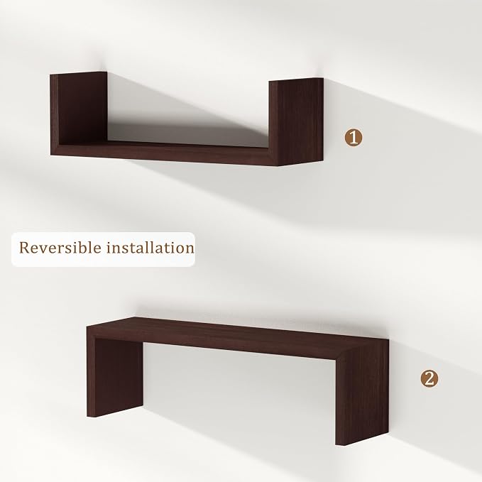 SRIWATANA Floating Shelves for Wall, Wall Shelves for Bathroom, Living Room - Image 7