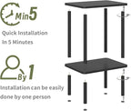 Apicizon 2 Tier End Table, Small Side Table - Image 4