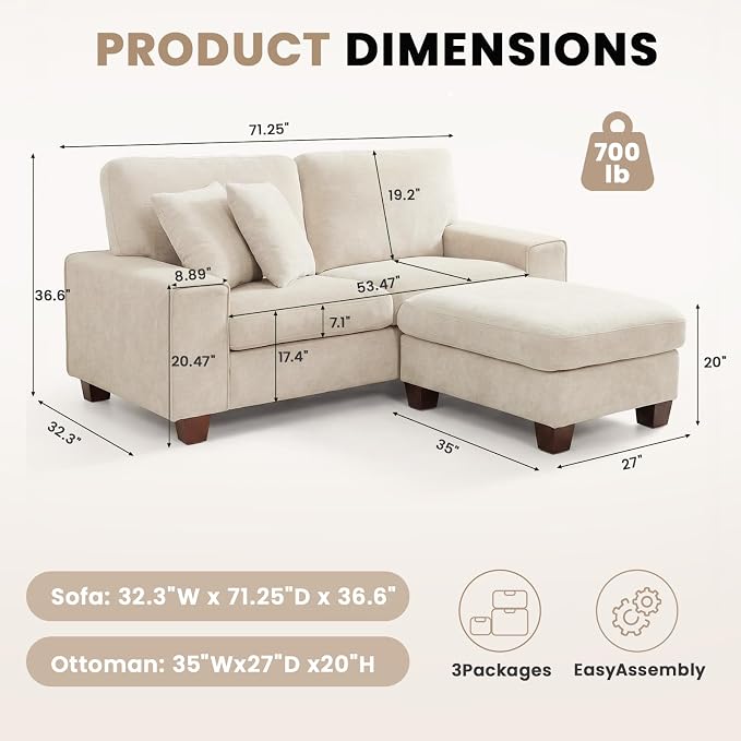 DOPEDIO L-Shaped Sectional Sofa - Image 2