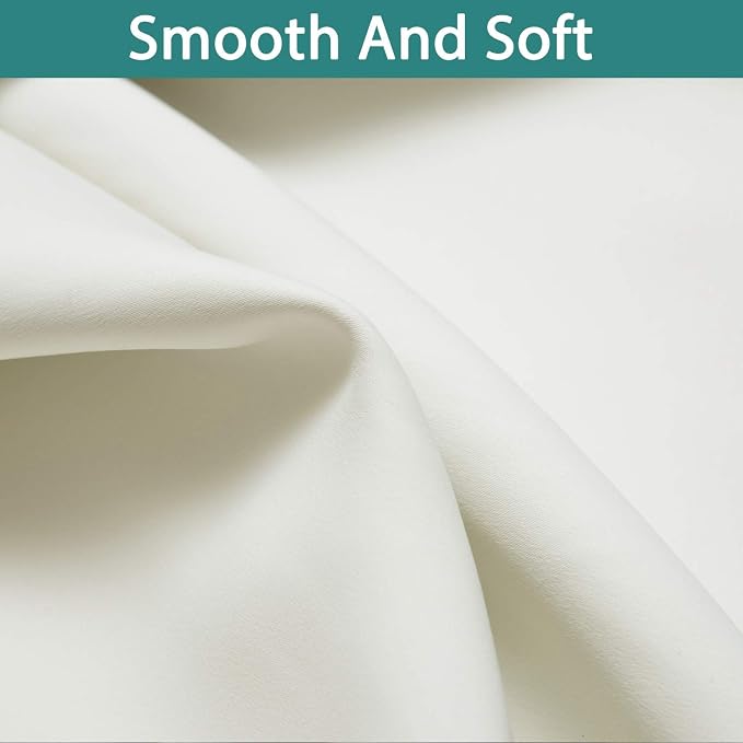 Yakamok Cream 100% Blackout Curtains 54 Inches Long - Image 7