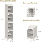 4-Tier Tall Narrow Storage Cabinet, Slim Bathroom Storage Cabinet - Image 2