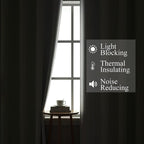 Sage Green and Greyish White Ombre Blackout Curtains - Image 3