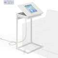 sthmec C Shaped End Table with Charging Station, 45° Tiltable Adjustable Flip by Unknown