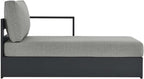 Modway Tahoe Powder-Coated Aluminum Outdoor Chaise Lounge Gray - Image 4