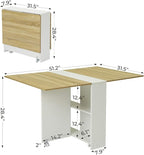 Tiptiper Folding Dining, Versatile Dinner Table - Image 3