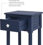 Linon Raleigh Navy Small Accent Table - Image 12