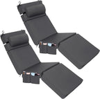 Wenqik 2 Pcs Outdoor Chaise Lounge Cushion by Wenqik