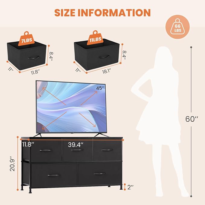 Sweetcrispy Dresser for Bedroom - Image 3