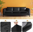 Fuloon Faux Leather Couch Cushion Slipcover, Waterproof Stretch Covers - Image 5
