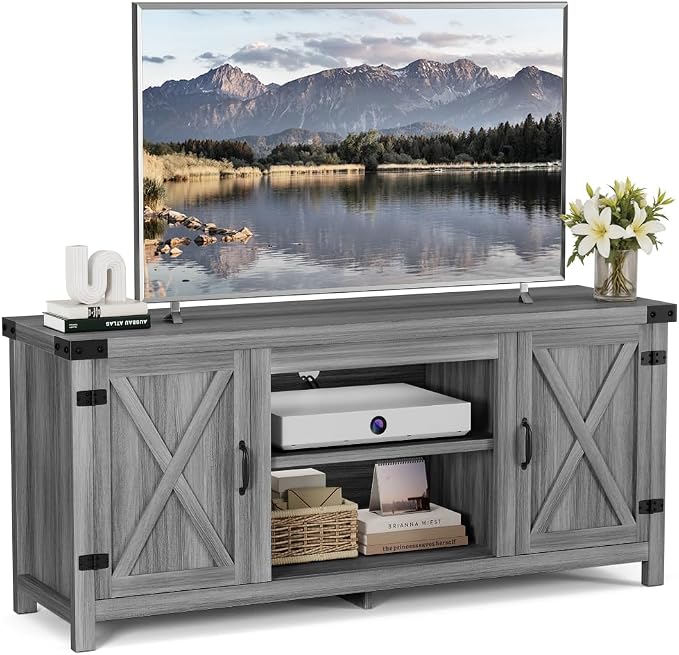 YESHOMY Modern Farmhouse TV Stand - Image 7