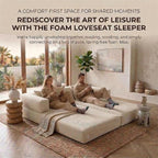 78" 4-in-1 Convertible Sofa Bed, Boneless Corduroy Sleeper Couch - Image 5