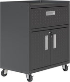 Manhattan Comfort Fortress Storage Units, Charcoal Gray - Image 7