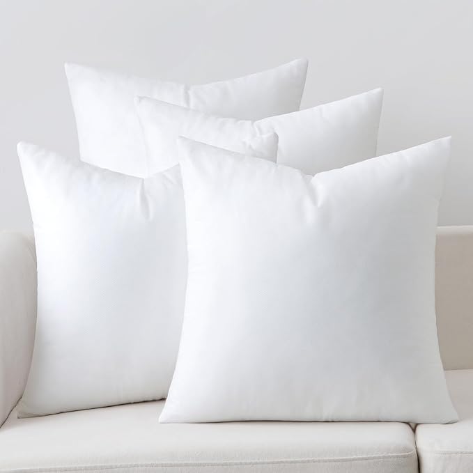 MIULEE Pillow Insert 20x20 Inch Set of 4, Decorative Throw Pillow Inserts | by MIULEE