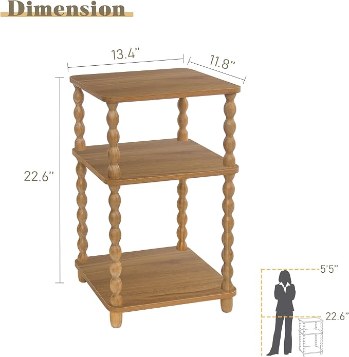 Fultyle End Table, Small Side Table - Image 3