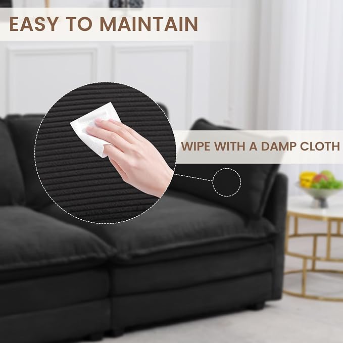 ROWHY Sectional 2 Seat Cloud Loveseat - Image 6