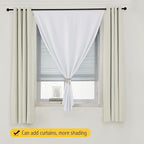 Thermal Blackout Curtains with Self-Adhesive Tape, No Rod No Drill Easy Install - Image 8