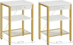 HOOBRO Side Tables Set of 2 by HOOBRO