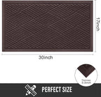 Sturdy Front Door Mat, Absorbent Muddy Dirt Resist Welcome Door Mats Outdoor - Image 2