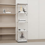 Display Cabinet with Glass Door and Lock, 4-Shelf Fast Installation Curio by glassdisplaycabinet