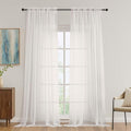 Ivory Bedroom Curtains 96 Length by OVZME