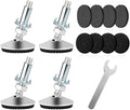4 Set M10 Swivel Adjustable Leveling Feet, Heavy Duty Height Adjuster Furniture by Tahikem
