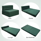 ANONER Memory Foam Fold Out Sofa Bed Couch - Image 4