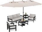 SERWALL HDPE Patio Furniture Set by SERWALL
