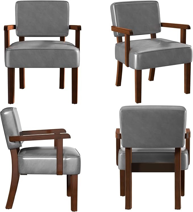 FAGAGA PU Leather Accent Chair, Oversized Living Room Chairs - Image 7
