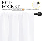 NICETOWN 50% Light Blocking Kitchen Curtains - Image 3