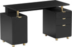 Elegant 57" W Executive Desk by TechniMobili