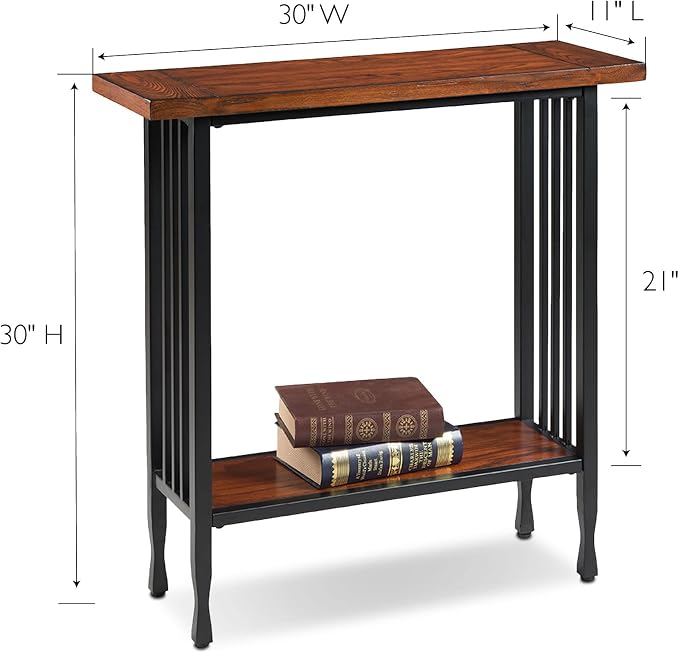 Ironcraft Solid Wood and Metal Console Table - Image 3
