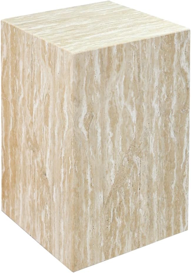 Luxury Marble Side Table, Square End Table - Image 7